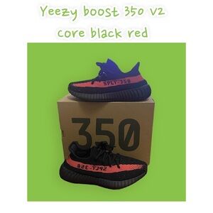 Yeezy Boost 350 V2 Black and Red